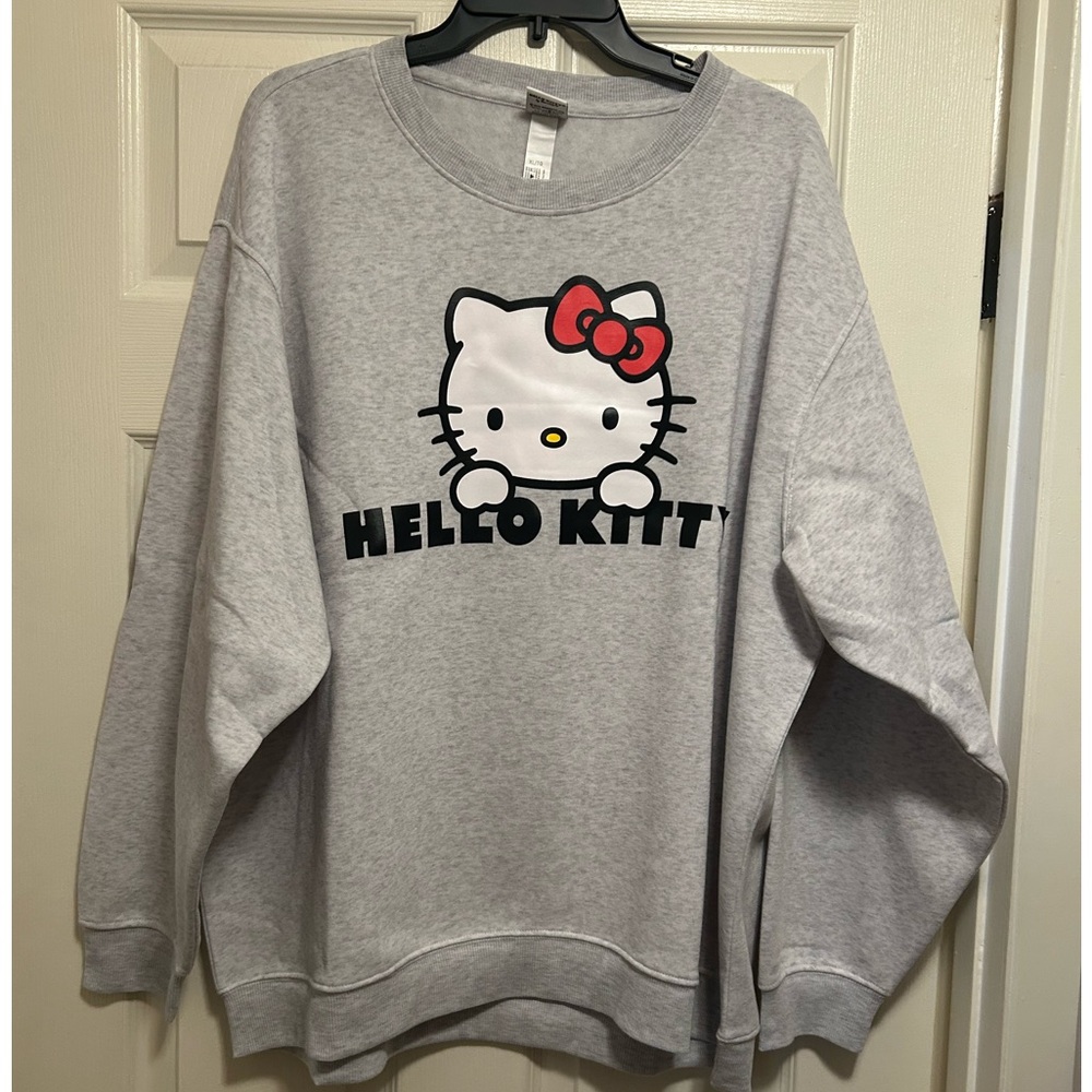 Hello Kitty Ladies Oversize sweatshirt-New